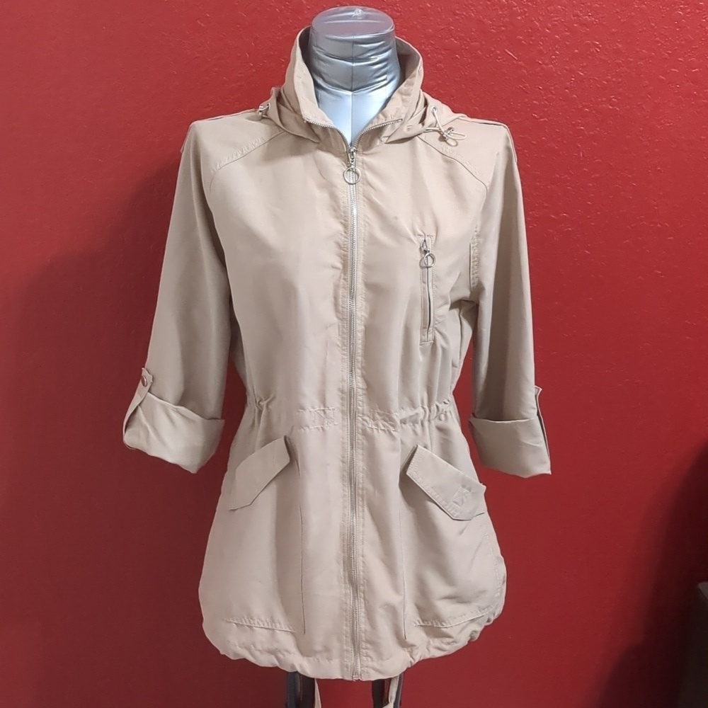 Streetwear Society Women Light Beige Utility-style jacket - New - Size S/P